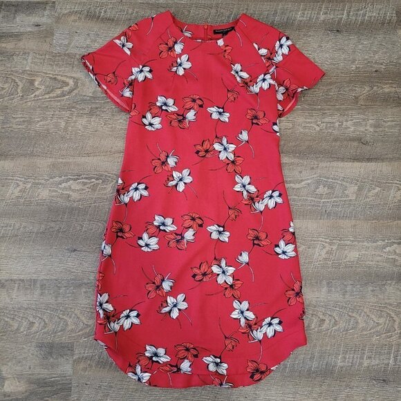 BANANA REPUBLIC | Floral Shift Dress Short Sleeve | Sz. 0 - Picture 2 of 6